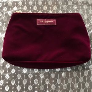 Dolce and Gabbana Velvet Beauty Bag